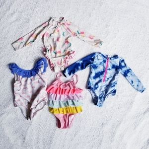 Baby 12 month / 6-12 month Swimsuit Rashguard Lot Baby Gap and Jessica Simpson